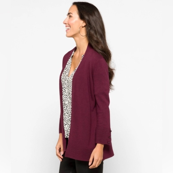 Evolution by Cyrus Stitch Fix Exclusive Soft Lightweight Open Cardigan Topper S - Picture 2 of 10